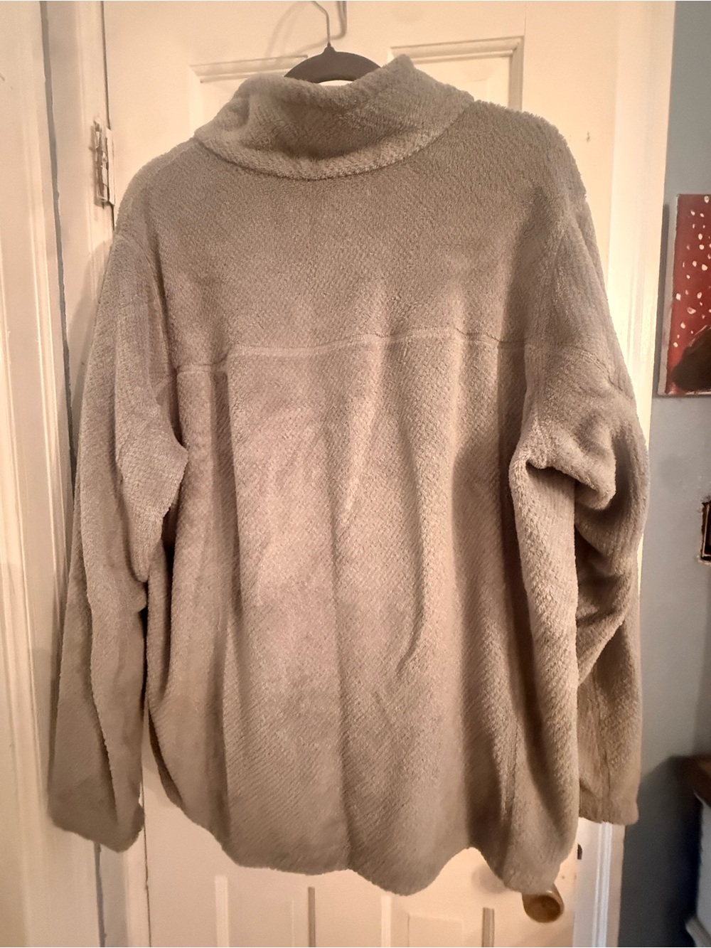Patagonia Men's Turtleneck Pullover Sweater - Light Gray